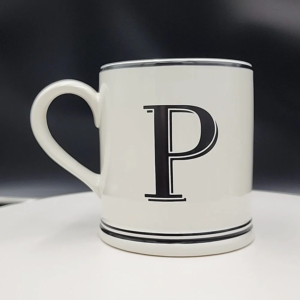 Sur La Table P Coffee Tea Mug